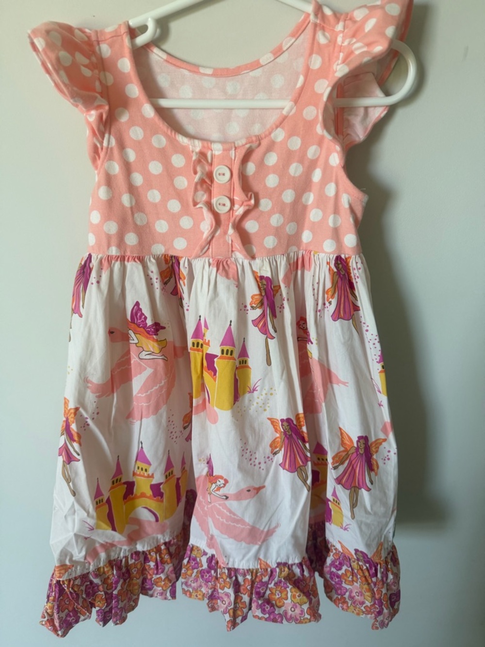 Eleanor Rose Girls Castle And Faires Dress Size 5-6